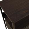 imageSorbus TV Stand Dresser with 2 Drawers  Television Riser Chest with Storage  Bedroom Living Room Closet ampamp Dorm FurnitureBrown