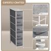 imageSorbus Kids Dresser with 5 Drawers  Storage Unit Organizer Chest for Clothes  Bedroom Kids Room Nursery ampamp ClosetGrey