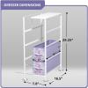 imageSorbus Kids Dresser with 5 Drawers  Storage Unit Organizer Chest for Clothes  Bedroom Kids Room Nursery ampamp ClosetTiedye BluePinkPurple