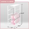 imageSorbus Kids Dresser with 5 Drawers  Storage Unit Organizer Chest for Clothes  Bedroom Kids Room Nursery ampamp ClosetTiedye Pink