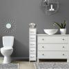 imageSorbus Kids Dresser with 5 Drawers  Storage Unit Organizer Chest for Clothes  Bedroom Kids Room Nursery ampamp ClosetWhiteGray