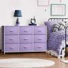 imageSorbus Kids Dresser with 9 Drawers  Storage Unit Organizer Chest for Clothes  Bedroom Kids Room Nursery ampamp ClosetPurple