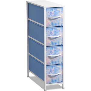 imageSorbus Kids Dresser with 5 Drawers  Storage Unit Organizer Chest for Clothes  Bedroom Kids Room Nursery ampamp ClosetPastel Tiedye