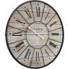 imageSorbus Paris Large Wall Clock for Living Room  24Inch Oversized Centurian Roman Numeral Style Modern Clock  Wood Metal Decorative Analog Home Decor