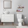 imageSorbus Floating Shelves for Wall Bathroom Shelves Wall Mounted for Kitchen Bedroom Bathroom Storage Over Toilet Hanging Book Shelf for all Home Decor Living Room Walnut 3 PackRustic Brown