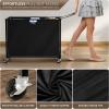 imageSorbus 3 Section Laundry Hamper with Shelf and 2 Drawers for Laundry Room Organization Laundry Basket with Wheels Rolling Laundry Hamper Laundry Sorter for Optimal Storage and Organization WhiteBlack