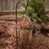 imageSorbus Garden Planter Stake Set Outdoor Dcor Plants Lights Lanterns Flower Baskets  Complete Bird Feeder Station Bundle