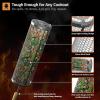 imageSorbus Grill Basket  Stainless Steel Large Folding Barbecue Grilling Basket with Handle Portable BBQ Accessories for Fish Shrimp Vegetables Grilling Accessories Gifts for Outdoor Cooking Camping 2 PackRound 2 Pack