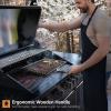 imageSorbus Grill Basket  Stainless Steel Large Folding Barbecue Grilling Basket with Handle Portable BBQ Accessories for Fish Shrimp Vegetables Grilling Accessories Gifts for Outdoor Cooking Camping 2 Pack2 Pack