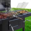 imageSorbus Grill Basket  Stainless Steel Large Folding Barbecue Grilling Basket with Handle Portable BBQ Accessories for Fish Shrimp Vegetables Grilling Accessories Gifts for Outdoor Cooking Camping 2 Pack2 Pack