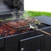 imageSorbus Grill Basket  Stainless Steel Large Folding Barbecue Grilling Basket with Handle Portable BBQ Accessories for Fish Shrimp Vegetables Grilling Accessories Gifts for Outdoor Cooking Camping 2 Pack1 Pack