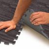 imageSorbus Wood Grain Floor Mats Foam Interlocking Mats Each Tile 1 Square Foot 38Inch Thick Flooring Wood Mat Tiles  Home Office Playroom Basement Trade Show 16 Tiles16 Sq ft Wood Grain  CarbonCarbon