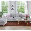 imageSorbus Wood Grain Floor Tiles Foam Mat EVA Interlocking Mats Tile 38Inch Thick Flooring Wood Puzzle Exercise Mats wBorders  Home Playroom Basement Apartment Trade Show Baby DanceWood Grain  Mahogany