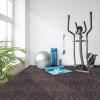 imageSorbus Wood Grain Floor Tiles Foam Mat EVA Interlocking Mats Tile 38Inch Thick Flooring Wood Puzzle Exercise Mats wBorders  Home Playroom Basement Apartment Trade Show Baby DanceCarbon