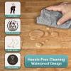 imageSorbus Wood Grain Floor Tiles Foam Mat EVA Interlocking Mats Tile 38Inch Thick Flooring Wood Puzzle Exercise Mats wBorders  Home Playroom Basement Apartment Trade Show Baby DanceWood Grain  Pine