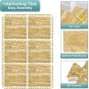 imageSorbus Wood Grain Floor Tiles Foam Mat EVA Interlocking Mats Tile 38Inch Thick Flooring Wood Puzzle Exercise Mats wBorders  Home Playroom Basement Apartment Trade Show Baby DanceMarble
