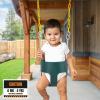 imageSorbus Baby Swing  High Back Full Toddler Swing Bucket Swing for Infants and Toddlers with Coated Chains Fully Assembled Swing Set Accessories  Durable and Comfortable  Ages 6 Months and UpBucket Swing With Swing Seat Combo