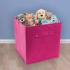imageSorbus Foldable Storage Cube Basket Bin Set of 12 6 Pink 6 Aqua