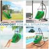 imageSorbus Hanging Hammock Chair  Tree Pod Sensory Swing  Outdoor Camping Cacoon Chair  Collapsible and Lightweight Swings  Swinging Rocker Chairs for Camp Travel Hiking Tent Porch 500 lb MaxGreen