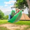 imageSorbus Hanging Hammock Chair  Tree Pod Sensory Swing  Outdoor Camping Cacoon Chair  Collapsible and Lightweight Swings  Swinging Rocker Chairs for Camp Travel Hiking Tent Porch 500 lb MaxGreen