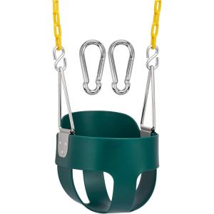 imageSorbus Baby Swing  High Back Full Toddler Swing Bucket Swing for Infants and Toddlers with Coated Chains Fully Assembled Swing Set Accessories  Durable and Comfortable  Ages 6 Months and Up1 Bucket Swing