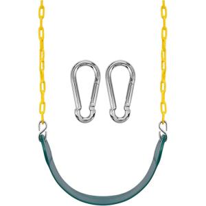 imageSorbus Baby Swing  High Back Full Toddler Swing Bucket Swing for Infants and Toddlers with Coated Chains Fully Assembled Swing Set Accessories  Durable and Comfortable  Ages 6 Months and Up1 Swing Seat