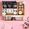 imageSorbus Storage Drawer Organizer for Office Desk top Countertop Storage Bamboo Wood Organization for Office Makeup Cosmetics Skincare Supplies Vanity Bathroom etc