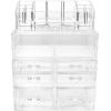 imageSorbus Acrylic Cosmetics Makeup and Jewelry Storage Case Display Sets  Interlocking Drawers to Create Your Own Specially Designed Makeup Counter  Stackable and Interchangeable ClearClear