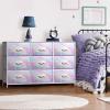 imageSorbus Kids Dresser with 9 Drawers  Storage Unit Organizer Chest for Clothes  Bedroom Kids Room Nursery ampamp ClosetRainbow Sparkle