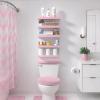 image:imageSorbus Floating Shelves for Wall  16 Inch Floating Shelf for Kitchen Bedroom Living Room Bathroom Home amp Wall Decor  Mounted Bathroom Shelves with Invisible Brackets Breezy Blue 4 PackSoft Pink
