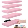 image:imageSorbus Floating Shelves for Wall  16 Inch Floating Shelf for Kitchen Bedroom Living Room Bathroom Home amp Wall Decor  Mounted Bathroom Shelves with Invisible Brackets Breezy Blue 4 PackSoft Pink