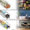 image:imageSorbus Small Wide Clear Storage Drawers 6 Pack  Stackable Storage Drawers for Pantry Fridge or Cabinet  Slide Out Clear Bins with Handles for Organizing4 Pack