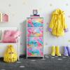 image:imageSorbus Nightstand with 2 Drawers  Kids Bedside Furniture End Table Night Stand  Steel Frame Wood Top amp Easy Pull Fabric Bins  Dresser amp Chest for Home Bedroom Accessories Office amp College DormRainbow Sparkle