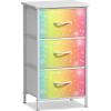 image:imageSorbus Nightstand with 2 Drawers  Kids Bedside Furniture End Table Night Stand  Steel Frame Wood Top amp Easy Pull Fabric Bins  Dresser amp Chest for Home Bedroom Accessories Office amp College DormColorful With Stars