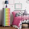 image:imageSorbus Nightstand with 2 Drawers  Kids Bedside Furniture End Table Night Stand  Steel Frame Wood Top amp Easy Pull Fabric Bins  Dresser amp Chest for Home Bedroom Accessories Office amp College DormColorful With Stars