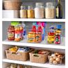 image:imageSorbus Clear Storage Bins with Lids 8 Pack Large Organization Bins with Handles  Clear Stackable Storage Containers for Storage Pantry Fridge Cabinet Closet amp Kitchen Organization  BPAFree10 Pack