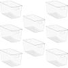image:imageSorbus Clear Storage Bins with Lids 8 Pack Large Organization Bins with Handles  Clear Stackable Storage Containers for Storage Pantry Fridge Cabinet Closet amp Kitchen Organization  BPAFree8 Pack