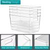 image:imageSorbus Clear Storage Bins with Lids 8 Pack Large Organization Bins with Handles  Clear Stackable Storage Containers for Storage Pantry Fridge Cabinet Closet amp Kitchen Organization  BPAFree8 Pack