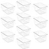 image:imageSorbus Clear Storage Bins with Lids 8 Pack Large Organization Bins with Handles  Clear Stackable Storage Containers for Storage Pantry Fridge Cabinet Closet amp Kitchen Organization  BPAFree10 Pack