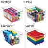 image:imageSorbus Clear Storage Bins with Lids 8 Pack Large Organization Bins with Handles  Clear Stackable Storage Containers for Storage Pantry Fridge Cabinet Closet amp Kitchen Organization  BPAFree8 Pack