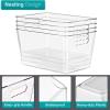 image:imageSorbus Clear Storage Bins with Lids 8 Pack Large Organization Bins with Handles  Clear Stackable Storage Containers for Storage Pantry Fridge Cabinet Closet amp Kitchen Organization  BPAFree10 Pack