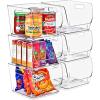 image:imageSorbus Stackable Storage Bins Open Front Clear Stackable Storage Bins Pantry Bins for Storage and Organization Acrylic Stackable Bins for Kitchen Clear Pantry Organizer Bins Small Square 8 PackMedium Square