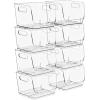 image:imageSorbus Stackable Storage Bins Open Front Clear Stackable Storage Bins Pantry Bins for Storage and Organization Acrylic Stackable Bins for Kitchen Clear Pantry Organizer Bins Small Square 8 PackSmall Square