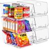 image:imageSorbus Stackable Storage Bins Open Front Clear Stackable Storage Bins Pantry Bins for Storage and Organization Acrylic Stackable Bins for Kitchen Clear Pantry Organizer Bins Small Square 8 PackMedium