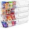 image:imageSorbus Stackable Storage Bins Open Front Clear Stackable Storage Bins Pantry Bins for Storage and Organization Acrylic Stackable Bins for Kitchen Clear Pantry Organizer Bins Small Square 8 PackSmall Wide