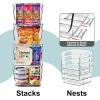 image:imageSorbus Stackable Storage Bins Open Front Clear Stackable Storage Bins Pantry Bins for Storage and Organization Acrylic Stackable Bins for Kitchen Clear Pantry Organizer Bins Small Square 8 PackSmall Square