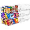 image:imageSorbus Stackable Storage Bins Open Front Clear Stackable Storage Bins Pantry Bins for Storage and Organization Acrylic Stackable Bins for Kitchen Clear Pantry Organizer Bins Small Square 8 PackLarge