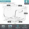 image:imageSorbus Stackable Storage Bins Open Front Clear Stackable Storage Bins Pantry Bins for Storage and Organization Acrylic Stackable Bins for Kitchen Clear Pantry Organizer Bins Small Square 8 PackMedium Square