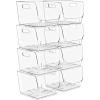 image:imageSorbus Stackable Storage Bins Open Front Clear Stackable Storage Bins Pantry Bins for Storage and Organization Acrylic Stackable Bins for Kitchen Clear Pantry Organizer Bins Small Square 8 PackMedium Square