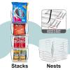 image:imageSorbus Stackable Storage Bins Open Front Clear Stackable Storage Bins Pantry Bins for Storage and Organization Acrylic Stackable Bins for Kitchen Clear Pantry Organizer Bins Small Square 8 PackMedium